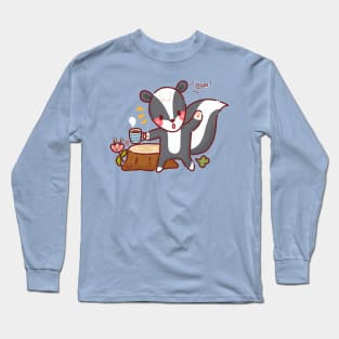 Cute Farting Skunk Long Sleeve T-Shirt